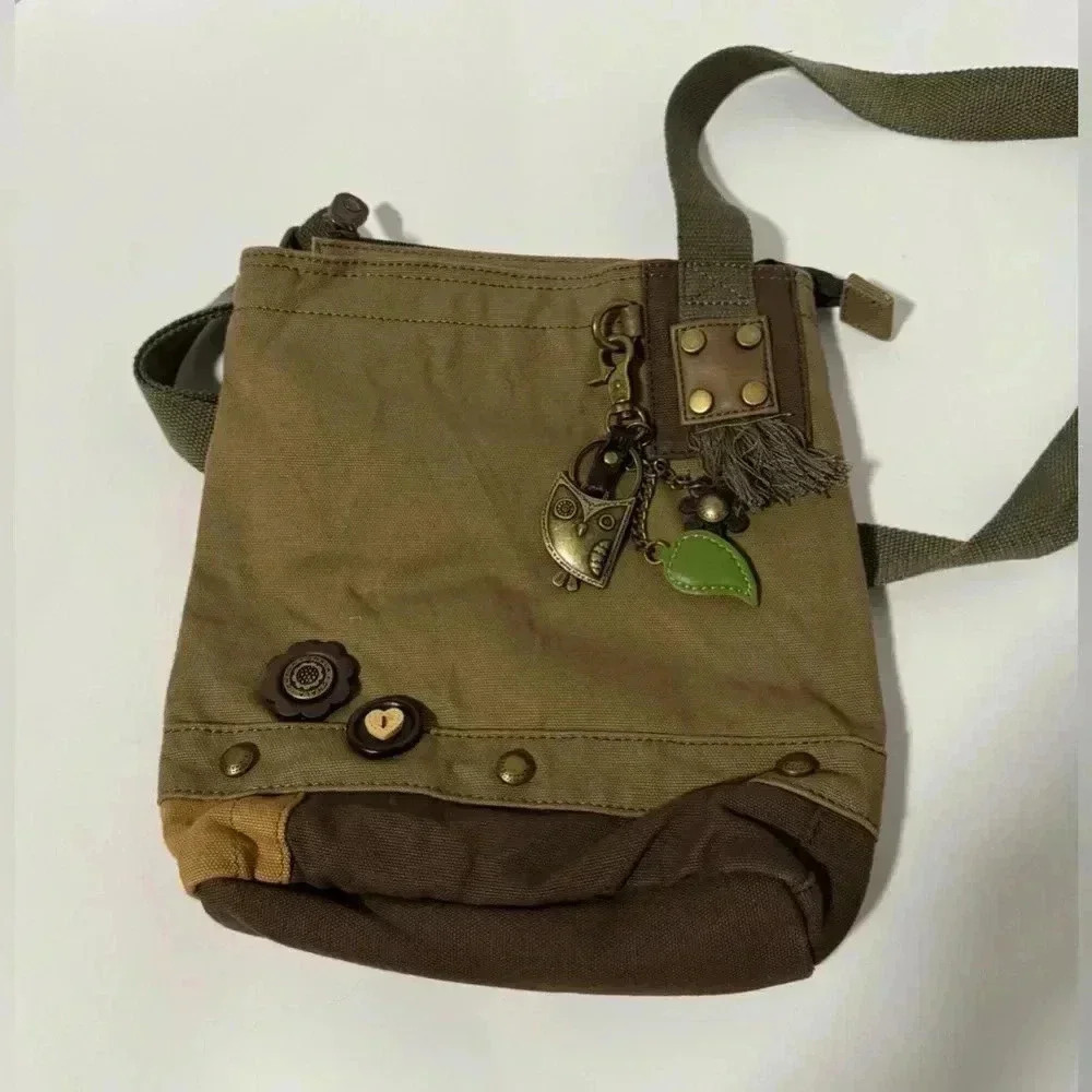 CHALA Patch Crossbody owl charm